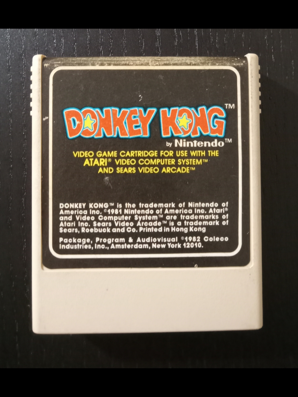 Vintage Video Game Atari ( Donkey Kong )